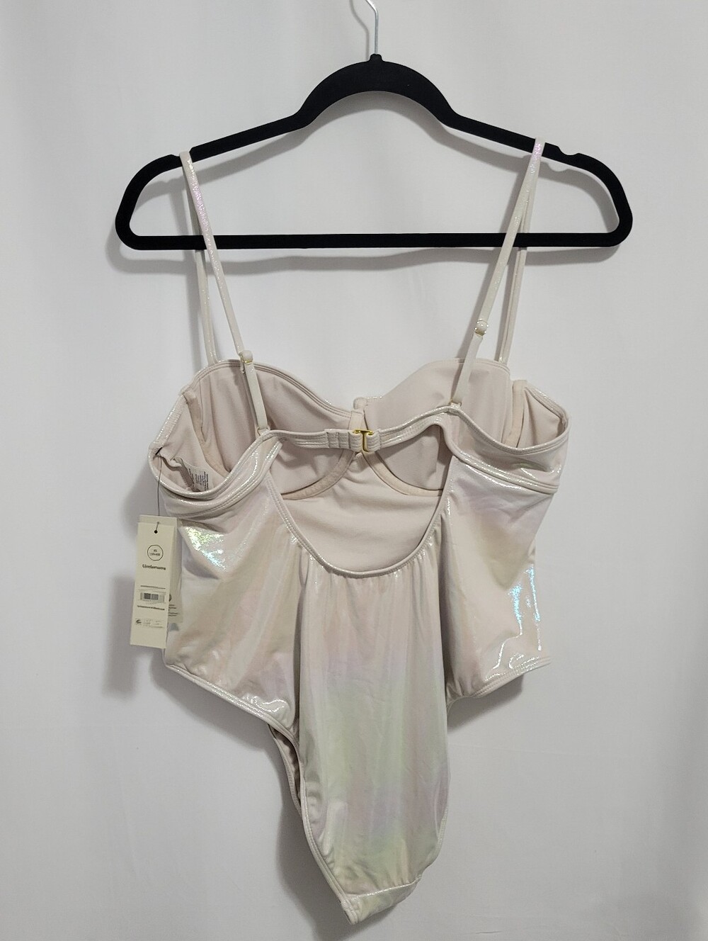No Boundaries Moonlight Pearl One-Piece Swimsuit. XL(16-18). NEW - Picture 2 of 4